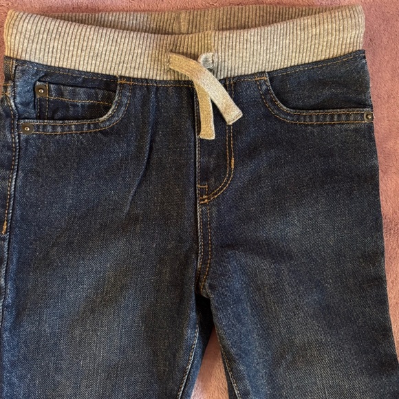 The Children's Place Navy Jeans with Heather Gray Waistband - Picture 4 of 6